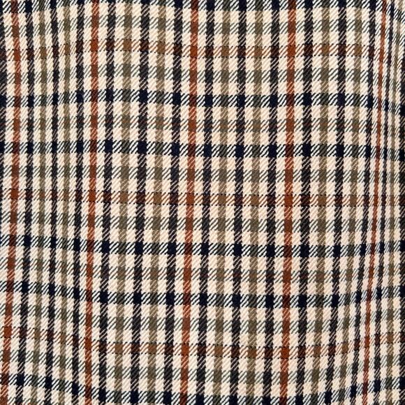 vintage 70s wool mini skirt plaid lined women's size small - Picture 6 of 7